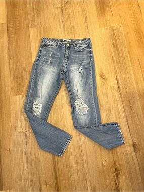 KanCan Distressed Light Blue women’s Jeans
